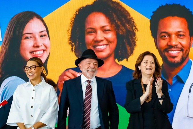 Lula participou de cerimônia para entregas simultâneas em sete estados, na véspera do início do defeso eleitoral - (crédito: Ricardo Stuckert/PR)