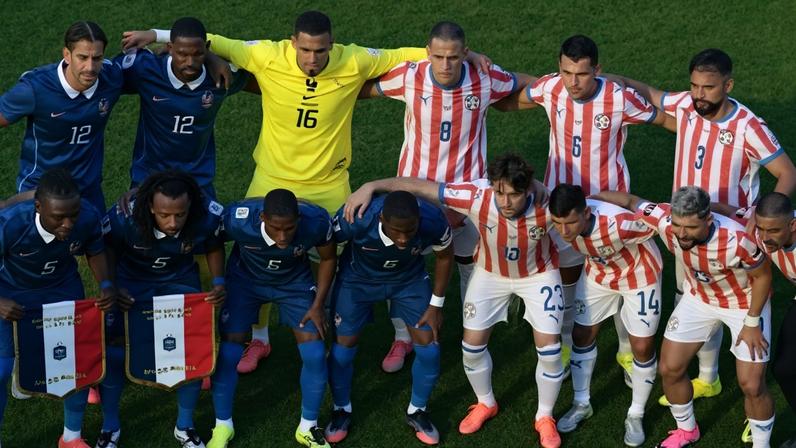Jogo do Paraguai vs França neste sábado (4/7) - (crédito: JEWEL SAMAD / AFP)