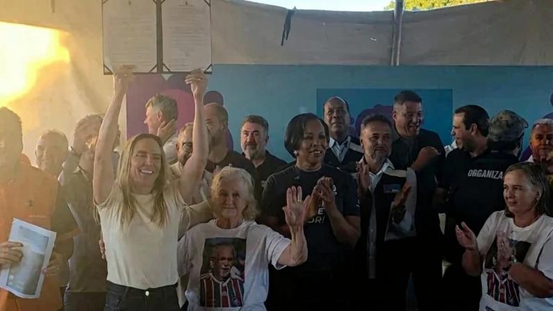 Segundo Celina, o novo equipamento esportivo representa um espaço de convivência para crianças e jovens - (crédito: Carlos Silva/CB/D.A.Press)