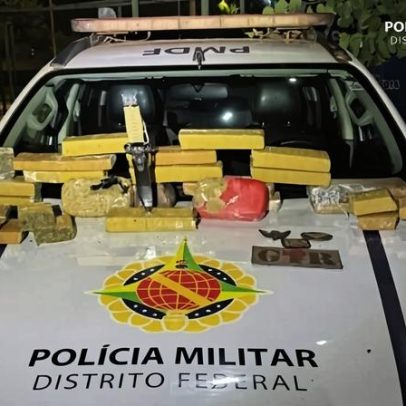 Fardos de farinha escondem 33 tabletes de drogas em ônibus interestadual
