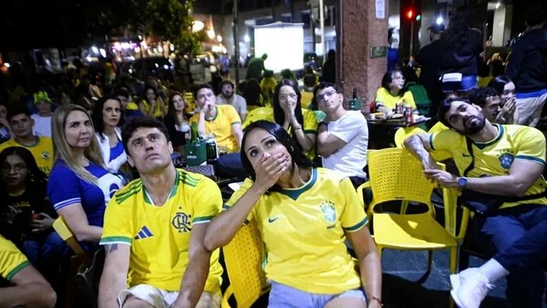 Derrota frustrou brasilienses - (crédito: Matheus Oliveira /CB/D.A Press)