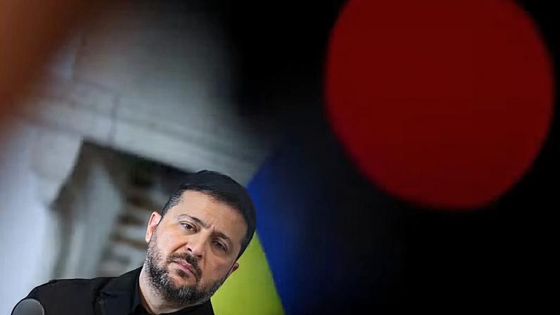 O presidente ucraniano, Volodymyr Zelensky — Foto: REUTERS/Piroschka van de Wouw