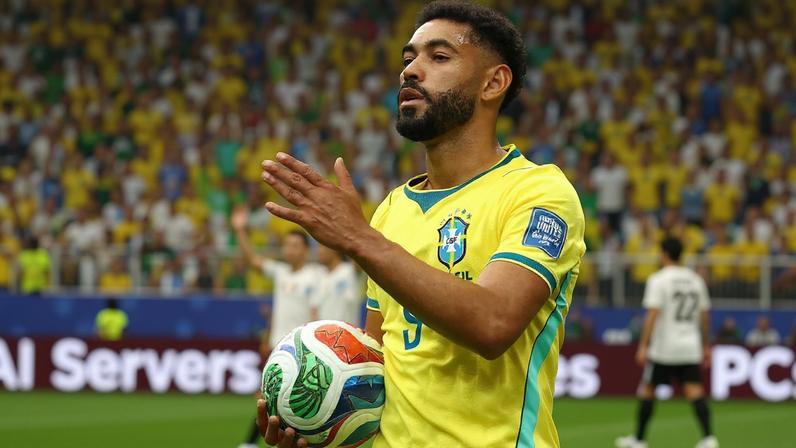 Matheus Cunha no jogo contra o Japão - Reuters/MARIA LYSAKER/Arquivo/Proibida reprodução