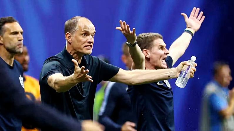 Thomas Tuchel comemora classificação da Inglaterra — Foto: REUTERS/Claudia Greco