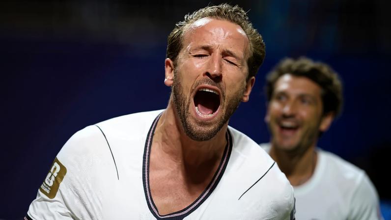 Harry Kane marca em Inglaterra x RD Congo — Foto: Reuters