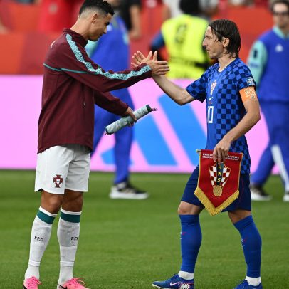 Duelo entre Modric e Cristiano Ronaldo rende memes nas redes