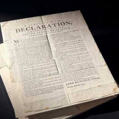 Cópia rara da Declaração de Independência encontrada em arquivos no Reino Unido