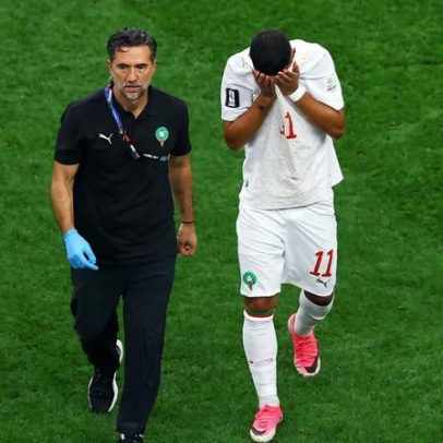 Saibari deixa o campo lesionado e preocupa Marrocos na Copa do Mundo