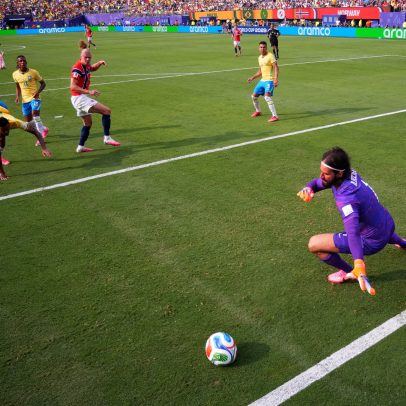 Brasil dominou por cinco minutos até Haaland marcar o primeiro gol