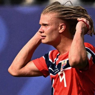 Haaland faz dois gols contra o Brasil e empata na artilharia com Messi e Mbappé
