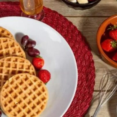 Waffle sem glúten: receita prática e saudável para o café da manhã