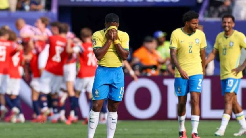 Brasil é eliminado da Copa do Mundo para a Noruega –