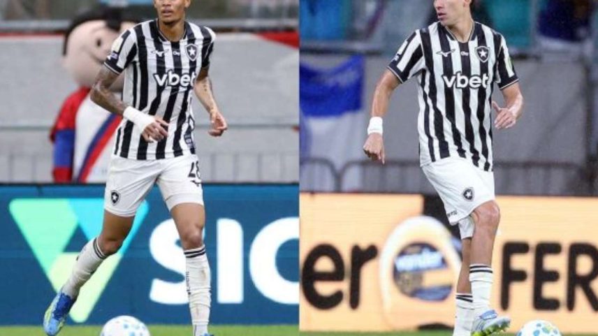 Ferraresi comemora seu único gol pelo Botafogo até aqui –