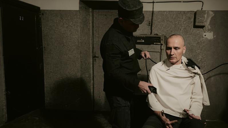 Gripping … a still from The Last Judgement directed by Herz Frank.