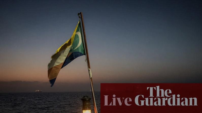 Oil tankers and cargo vessels anchored off the coast of Oman last month.