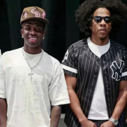 Vini Jr. encontra Jay-Z na Copa; parceria contratual é anunciada
