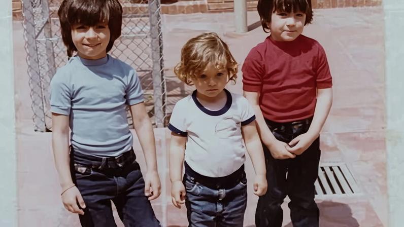Healthy, well-dressed and articulate for their age … Ramón, left, Elvira, and Ricard.