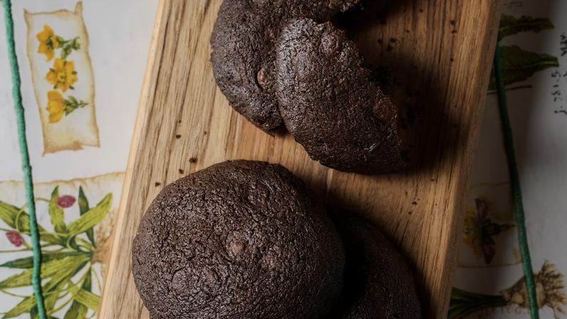 Cookie de cacau com tomilho da chef Manu Buffara