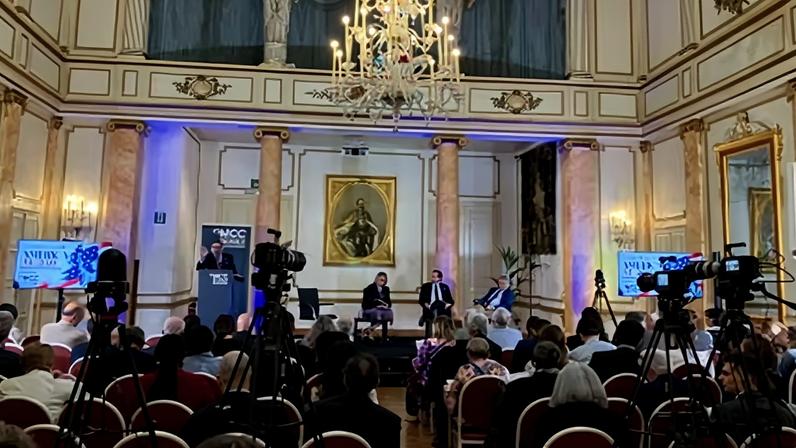 A conference held by MCC Brussels, a thinktank linked to the former Hungarian prime minister Viktor Orbán, to mark 250 years of American Independence.