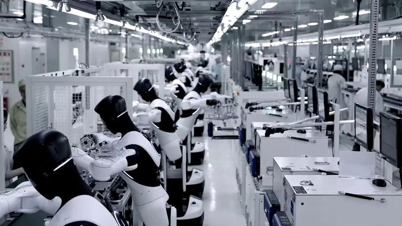 Humanoid Robots On A Real Production Line Agibot Livestream 9