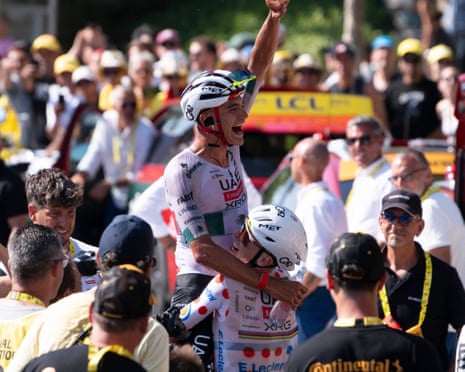 Debutante mexicano Del Toro vence a 2ª etapa do Tour 2026 com ajuda de Pogacar