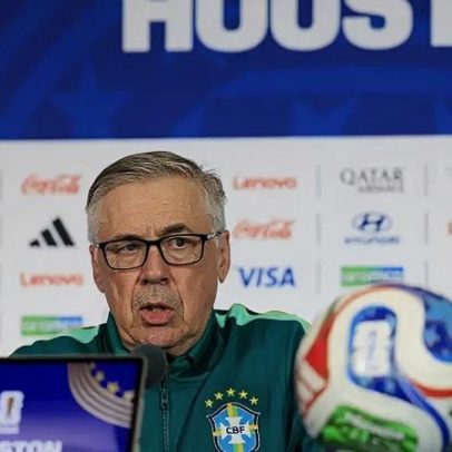 Ancelotti vê evolução do Brasil na Copa com Neymar e Vini juntos