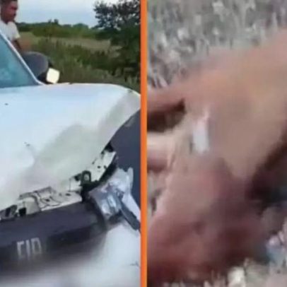 Filho do cantor Neto Araújo sofre acidente a caminho do velório do pai