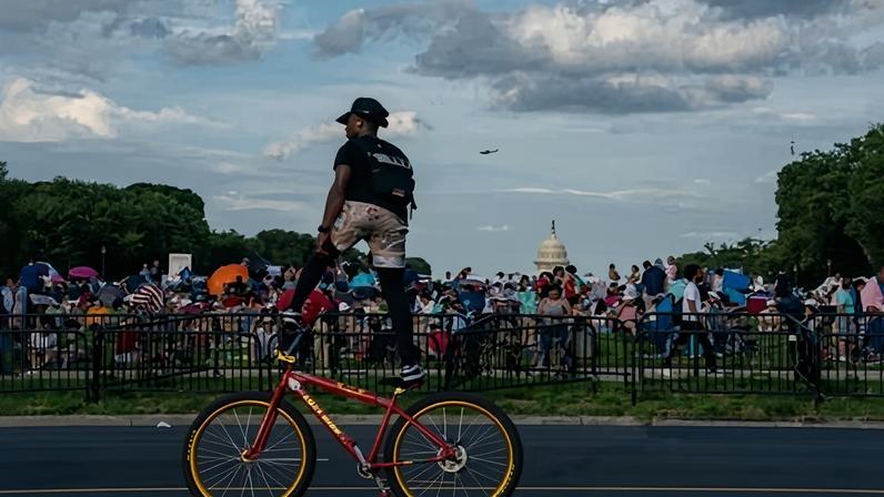 ‘We know freedom is different for us.’ Photograph: Nathan Howard/Getty Images