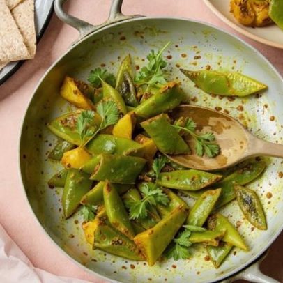 Sabzi e thoran: receitas indianas com feijões-verdes