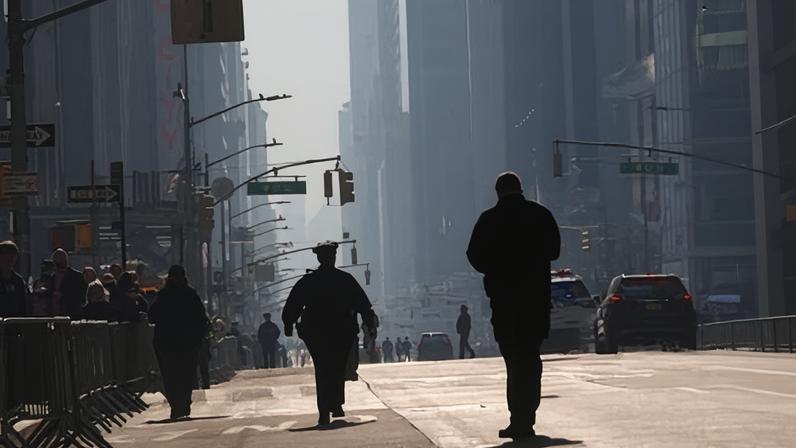Wildfires in New Jersey cause smoky skies and diminished air quality around the tri-state area of the East Coast in 2024.
