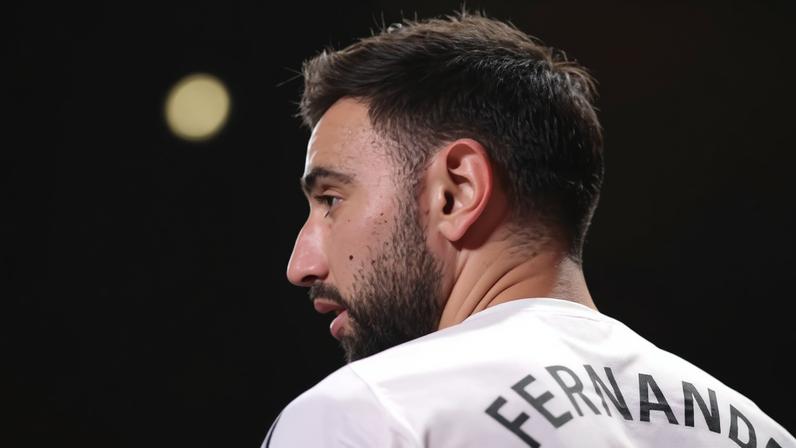 Bruno Fernandes in action for Manchester United