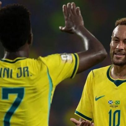 Neymar pode ser titular; Ancelotti planeja Vini Jr. e camisa 10 contra Haaland