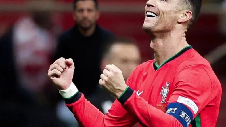 Cristiano Ronaldo bate novo pela seleção portuguesa (Foto: Reprodução/X/CR7)