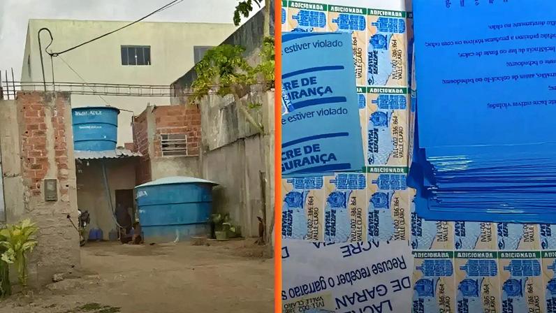 Homem é preso por falsificar água mineral em Surubim (PE).