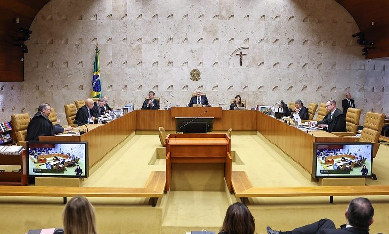 Plenário do STF durante julgamento