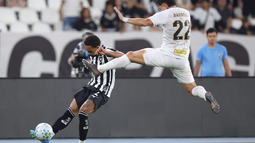 Botafogo aproveita falhas do Santos e vence por 2 a 1 no Brasileirão