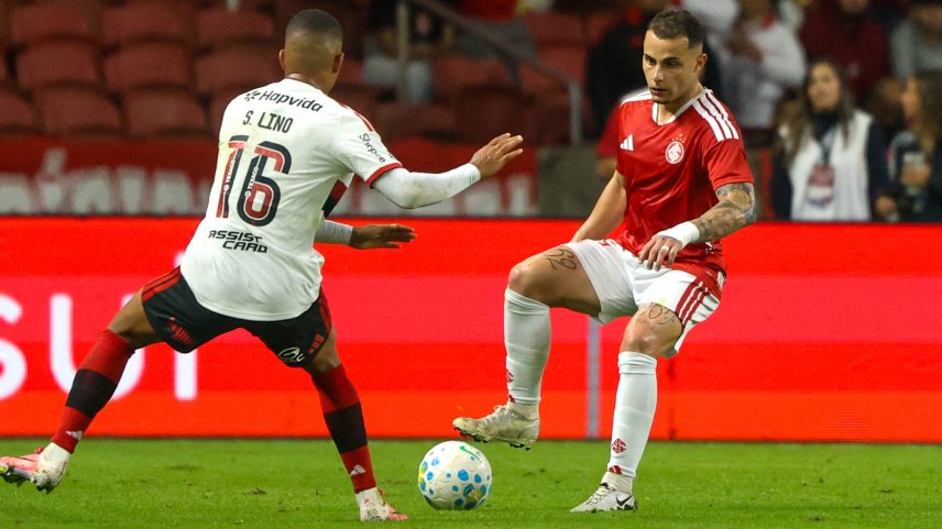 Samuel Lino salva o Flamengo e impede vitória do Inter no Beira-Rio