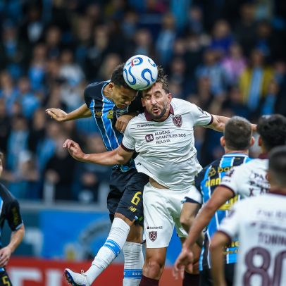 Grêmio para em Lampe, perde para o Bolívar e cai na Sul-Americana