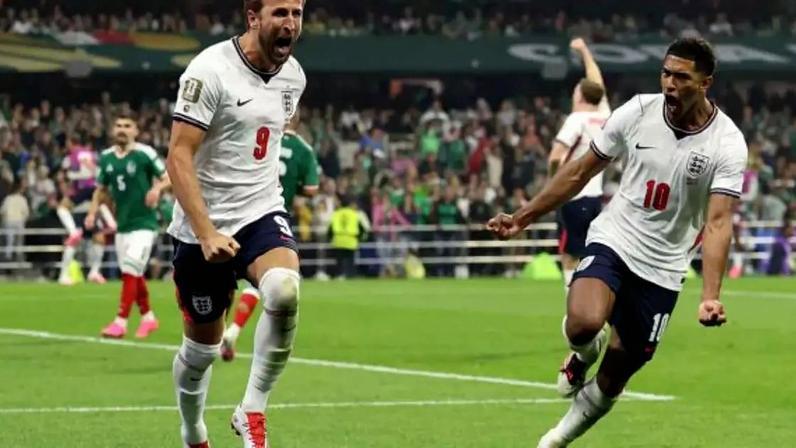 Bellingham marcou duas vezes e Inglaterra foi para o intervalo com vantagem sobre o México –