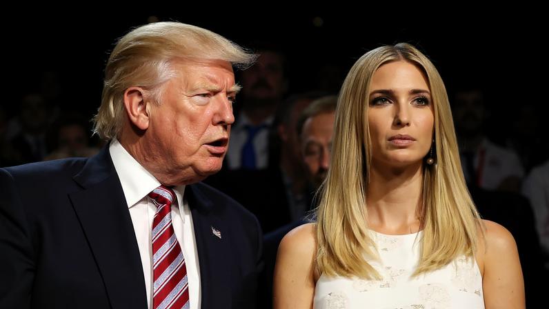 Donald e Ivanka Trump