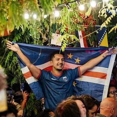 Torcedores de Cabo Verde acompanham a oscilação da Copa do Mundo