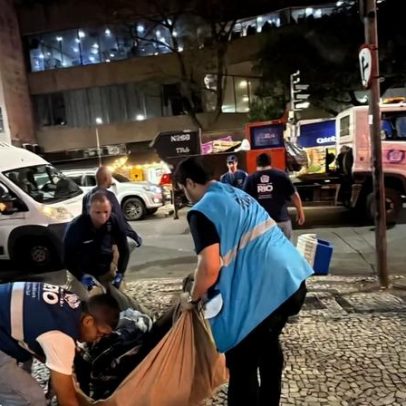 Operação em Copacabana remove 30 kg de alimentos impróprios e 1 tonelada de entulho