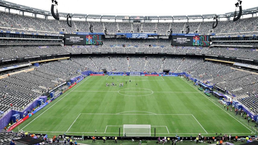 Estádio de East Rutherford vai abrigar duelo entre Brasil e Noruega. Foto: Mattia Ozbot/Getty Images via AFP