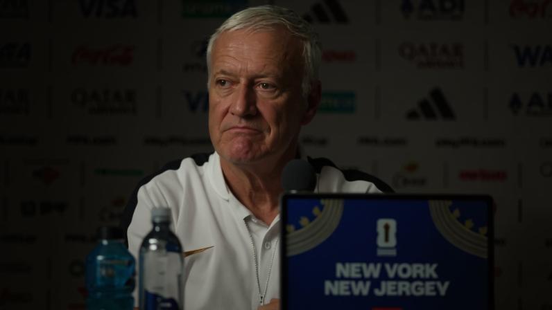 Deschamps valorizou a parada para a hidratação –