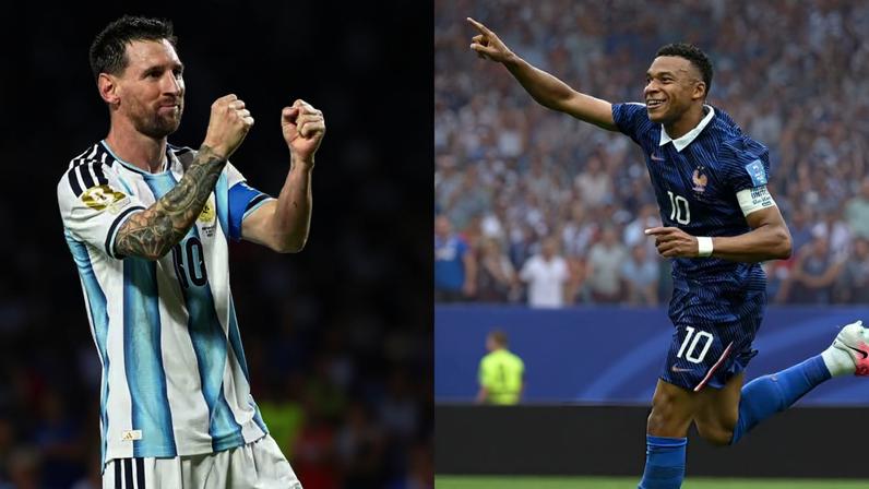 Lionel Messi e Kylian Mbappé travam luta interna por topo da artilharia das Copas