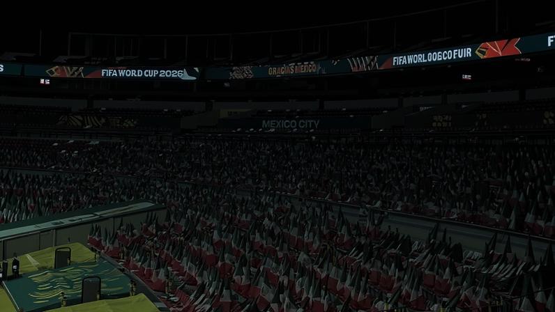 80 mil bandeiras foram distribuídas no Estádio Azteca