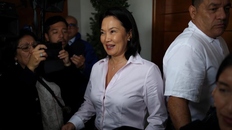 A candidata de direita à presidência do Peru, Keiko Fujimori., é oficialmente eleita presidente (Foto: EFE/Paolo Aguilar)
