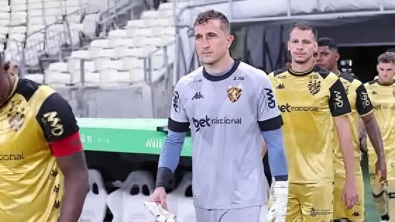 Sport no jogo contra o Fortaleza
