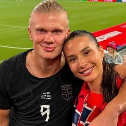 Haaland recebe declaração da esposa após Noruega eliminar o Brasil da Copa 2026