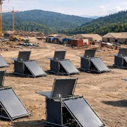 França apresenta turbina eólica montável sem concreto nem maquinário pesado